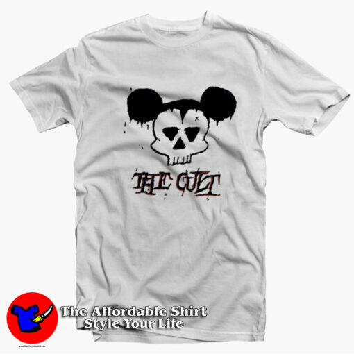 The Cult Mouse Punk Rock Metal Funny T-Shirt On Sale