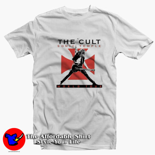 The Cult Sonic Temple Word Tour Vintage T-Shirt On Sale