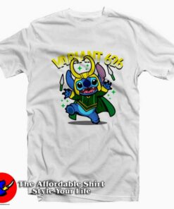 The Cutest Lilo Stitch Loki Parody Unisex T shirt On Sale 1