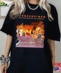 The Destroy Of World Barbenheimer Shirt Barbie Vs Oppenheimer Unisex T-Shirt The Destroy Of World Barbenheimer Shirt Barbie Vs Oppenheimer Unisex T-Shirt