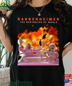 The Destroy Of World Barbenheimer Shirt Cillian Murphy Margot Robbie Unisex Sweatshirt The Destroy Of World Barbenheimer Shirt Cillian Murphy Margot Robbie Unisex Sweatshirt