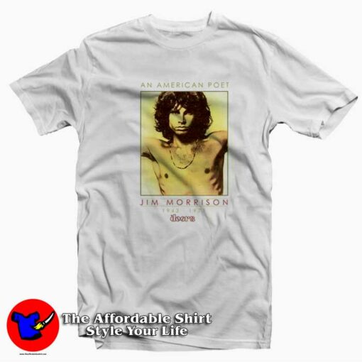 The Doors Jim Morrison American Poet T-shirt On Sale