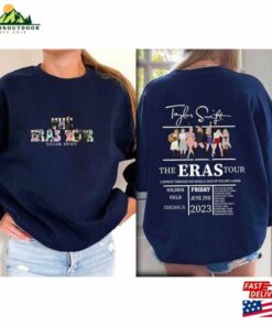 The Eras Tour 2023 T-Shirt Swiftie Merch Midnights Album Concert Tee Classic