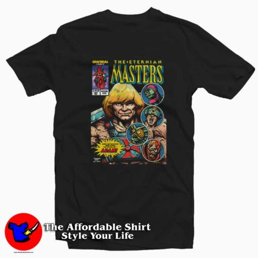 The Eternian Masters Of Universe He-Man T-shirt On Sale