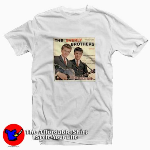 The Everly Brothers 1958 Rockabilly Unisex T-shirt On Sale