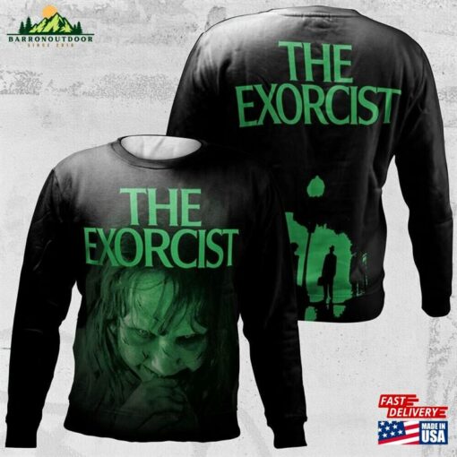 The Exorcist Poster Costume Scary Movies T-Shirt Horror Movie Tee Hoodie