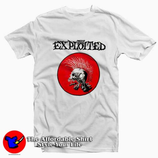 The Exploited Fight Back Vintage Graphic T-Shirt On Sale