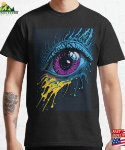 The Eye Splash Paint Art Classic T-Shirt Sweatshirt The Eye Splash Paint Art Classic T-Shirt Sweatshirt