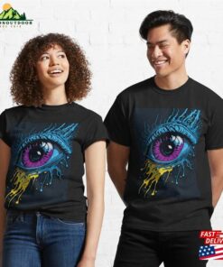 The Eye Splash Paint Art Classic T-Shirt Sweatshirt