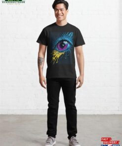 The Eye Splash Paint Art Classic T-Shirt Sweatshirt 2 The Eye Splash Paint Art Classic T Shirt Sweatshirt 3