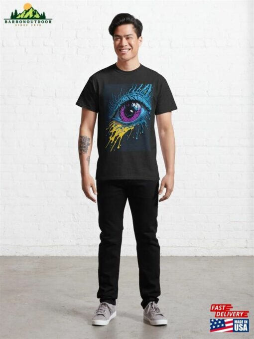 The Eye Splash Paint Art Classic T-Shirt Sweatshirt