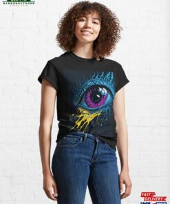 The Eye Splash Paint Art Classic T-Shirt Sweatshirt 3 The Eye Splash Paint Art Classic T Shirt Sweatshirt 4