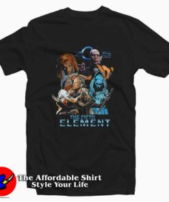 The Fifth Element Retro Movie Graphic T-shirt On Sale The Fifth Element Retro Movie Graphic T-shirt On Sale