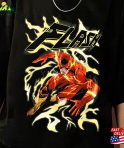 The Flash Electric Run Comfort Colors® Shirt 2023 Limited Vintage Hoodie Unisex