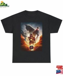 The Flash Movie Poster T-Shirt Classic Unisex The Flash Movie Poster T-Shirt Classic Unisex