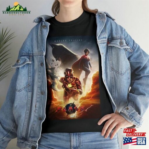 The Flash Movie Poster T-Shirt Classic Unisex