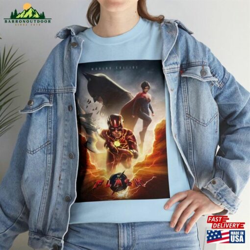 The Flash Movie Poster T-Shirt Classic Unisex