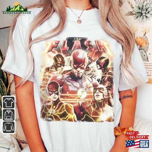 The Flash Movie Shirt 90S Y2k Vintage Retro Bootleg Sweatshirt Classic