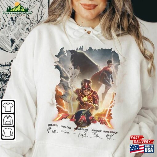 The Flash Movie Shirt K1 Past Present Future 2023 Sweatshirt Hoodie