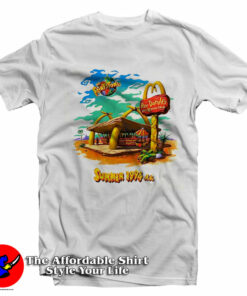 The Flintstones x McDonalds Vintage Movie T Shirt On Sale 1