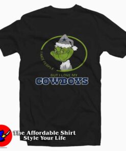 The Grinch I Hate People But I Love Cowboy T-Shirt On Sale The Grinch I Hate People But I Love Cowboy T-Shirt On Sale