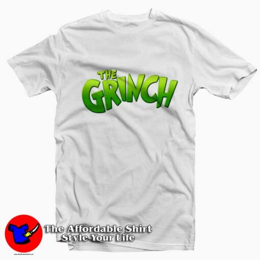 The Grinch Movie Inspired Christmas T-shirt On Sale