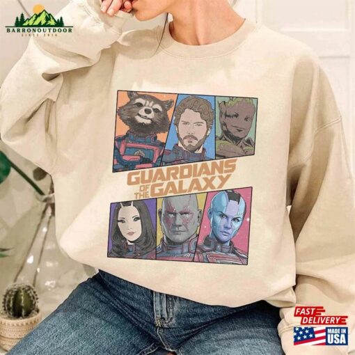 The Guardians Of Galaxy Vol 3 Shirt Marvel Movies 2023 Shirts Disney Group Sweatshirt Unisex