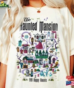The Haunted Mansion Map Shirt Halloween Tee Sweatshirt Unisex