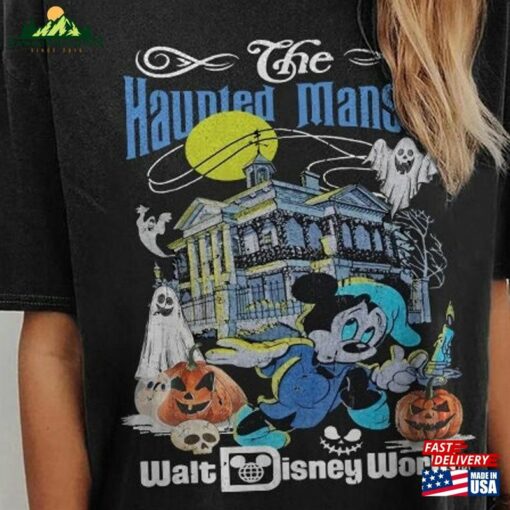 The Haunted Mansion Shirt Halloween Mickey And Friends Tshirt Hoodie Sweatshirt Horror Movie Classic T-Shirt