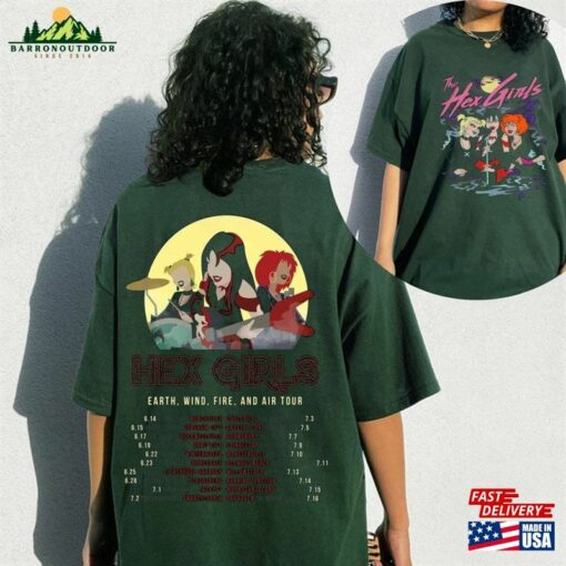 The Hex Girls Rock Band Music T-Shirt Shirt 2023 Tour Unisex