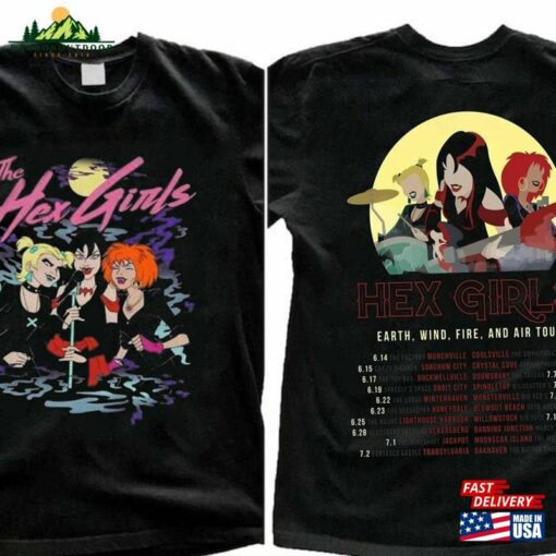 The Hex Girls Rock Band Music T-Shirt Shirt 2023 Tour Unisex