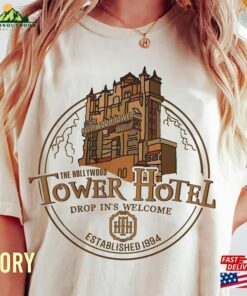 The Hollywood Tower Hotel Shirt Of Terror Disney Comfort Colors T-Shirt Classic