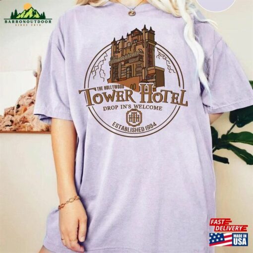 The Hollywood Tower Hotel Shirt Of Terror Disney Studios Hoodie T-Shirt