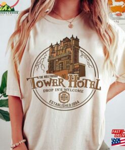 The Hollywood Tower Hotel Shirt Of Terror Disney Studios Unisex Hoodie The Hollywood Tower Hotel Shirt Of Terror Disney Studios Unisex Hoodie