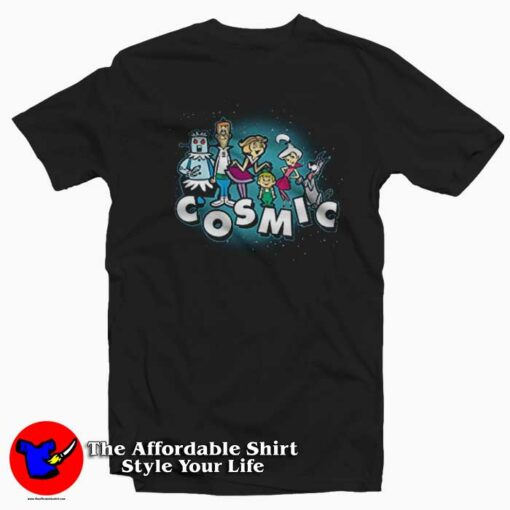 The Jetsons Cosmic Family Vintage Unisex T-shirt On Sale