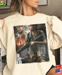 The Last Of Us Movie Shirt Bella Ramsey Pedro Pascal Graphic Art Sweatshirt Season 2 T-Shirt Unisex