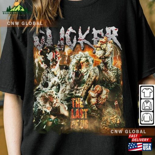 The Last Of Us Movie Shirt Halloween Clicker Infected 90S Y2k Vintage Retro Hoodie Classic