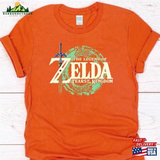 The Legend Of Zelda Tears Kingdom Official Logo T-Shirt Unofficial Fan Made Shirt Sweatshirt Classic