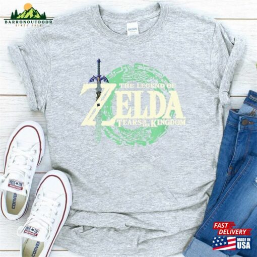 The Legend Of Zelda Tears Kingdom Official Logo T-Shirt Unofficial Fan Made Shirt Sweatshirt Classic