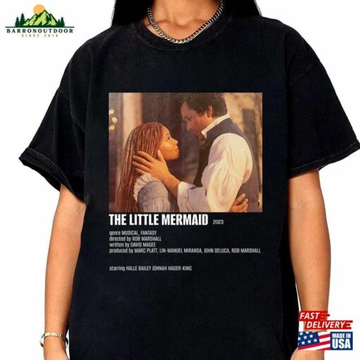 The Little Mermaid Ariel Eric Prince Disney Shirt Halle Bailey Jonah Hauer King Unisex T-Shirt
