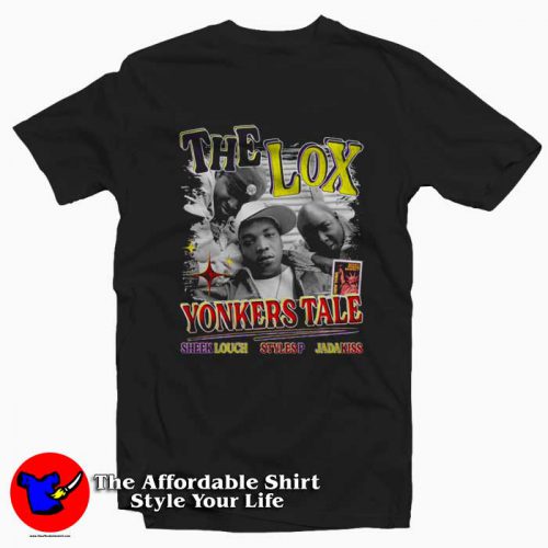 The Lox Yonkers Tale Vintage Graphic T-Shirt On Sale The Lox Yonkers Tale Vintage Graphic T-Shirt On Sale