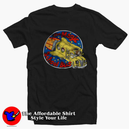 The Magic School Bus Vintage Unisex  T-shirt On Sale