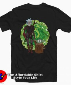 The Mandalorian Rick Morty And Baby Yoda Tee Shirt The Mandalorian Rick Morty And Baby Yoda Tee Shirt