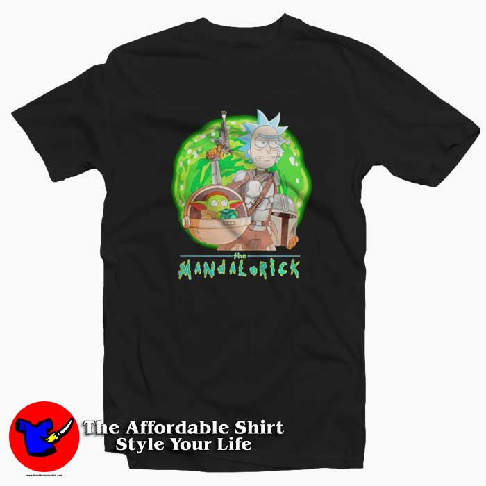 The Mandalorick Rick and Morty Unisex T-shirt On Sale The Mandalorick Rick and Morty Unisex T-shirt On Sale