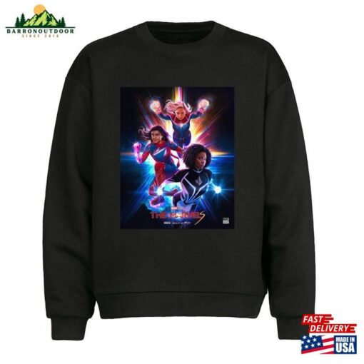 The Marvels Movie Poster T-Shirt Hoodie Unisex