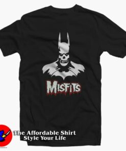 The Misfits Band Vintage Mashup Batman Unisex T-shirt On Sale The Misfits Band Vintage Mashup Batman Unisex T-shirt On Sale