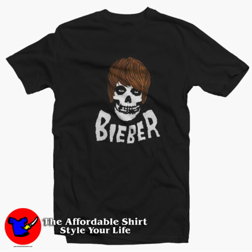 The Misfits Band x Justin Bieber Parody Unisex T-shirt On Sale