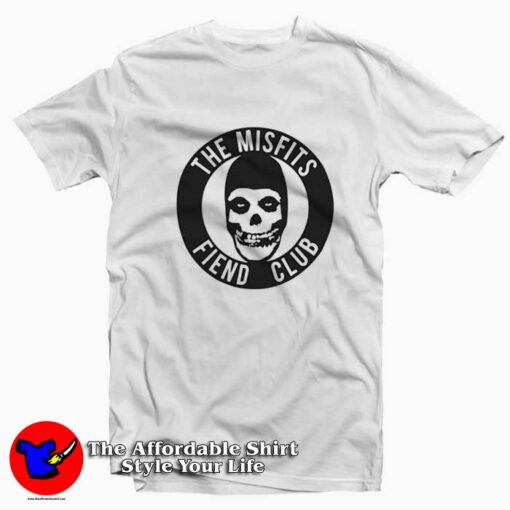 The Misfits Fiend Club Vintage Unisex T-shirt On Sale