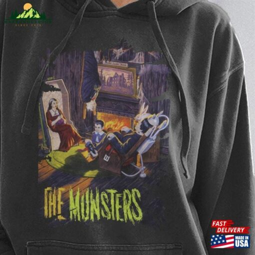 The Munster Halloween Shirt Frankenstein Tee Tv Series Hoodie T-Shirt