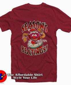 The Muppets Seasons Beatings Christmas Tee Shirt The Muppets Seasons Beatings Christmas Tee Shirt